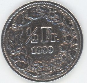 50 Centimes 1899 (s-ss)