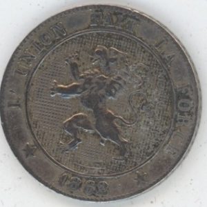 Belgique 5 Centimes 1862 Leopold I (ss-vz)