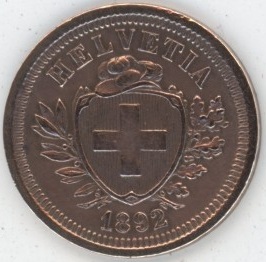 1 Centime 1892 (ss-vz)