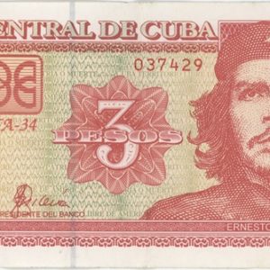 Cuba 3 Pesos 2004