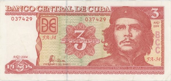 Cuba 3 Pesos 2004