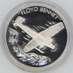 Médaille Der Traum vom Fliegen "Floyd Bennet" en argent 999 (20gr)