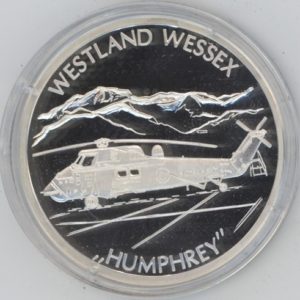 Médaille Der Traum vom Fliegen "Westland Wessex Humphrey" en argent 999 (20gr)