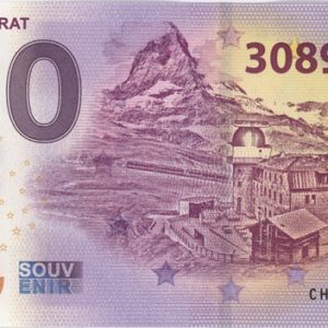 0 Euro Souvenir Suisse (Gornergrat) 2023-6 Neuf