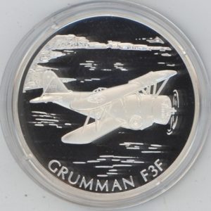 Médaille Der Traum vom Fliegen "Grumann F3F" en argent 999 (20gr)