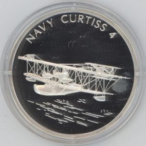 Médaille Der Traum vom Fliegen "Navy Curtiss 4" en argent 999 (20gr)