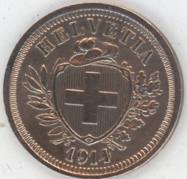 1 Centime 1914 (ss+)