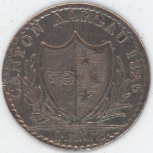 Aargau 1 Batz 1826 (ss)