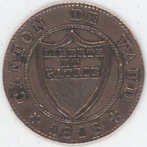 Vaud 1/2 Batzen 1818 (ss)