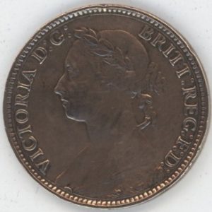 Grande-Bretagne Farthing 1886 Victoria (ss)