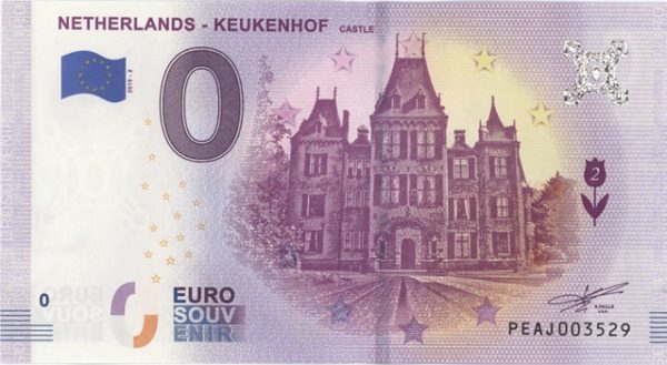 0 Euro Souvenir Netherlands - Keukenhof Castle 2019-2 Neuf