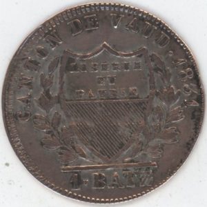 Vaud 1 Batzen 1831 (ss)