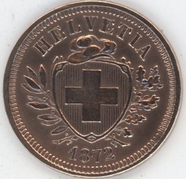 1 Centime 1872 (vz)