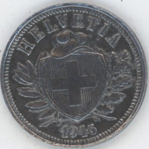 2 Centimes 1945 (ss+)