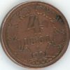 Autriche 4 kreuzer 1861 A François Ier (s-ss)