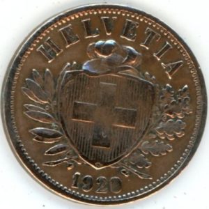 2 Centimes 1920 (ss)