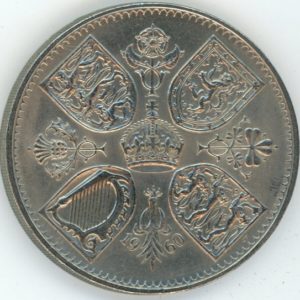 Grande-Bretagne 5 shillings 1960 Exposition britannique à New York (vz)