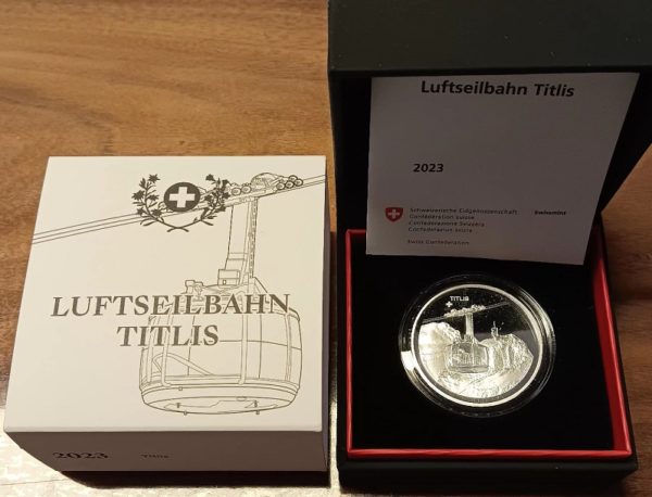 20 Francs comm. 2023 (PP) Luftseilbahn Titlis