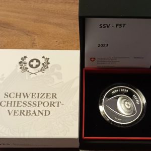 20 Francs comm. 2023 (PP) Schweizer Schiesssportverband