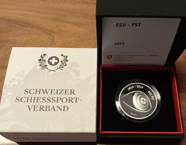 20 Francs comm. 2023 (PP) Schweizer Schiesssportverband
