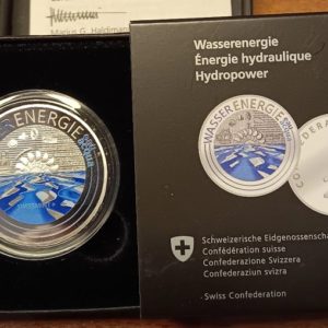 20 Francs comm. 2021 Energie Hydraulique (PP)