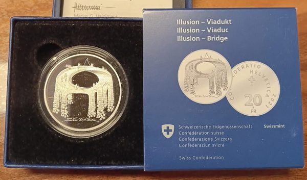 20 Francs comm. 2021 (PP) Illusion - Viaduc