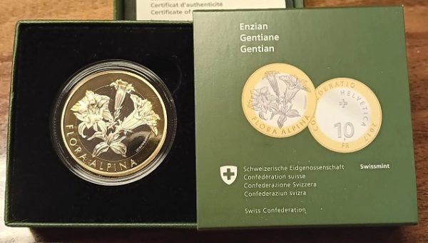 10 Francs comm. 2017 Gentiane (PP)