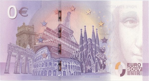 0 Euro Souvenir Allemagne Pope Francis 2018-1 Neuf – Image 2