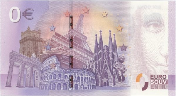 0 Euro Souvenir Italie Bologna Le Torri Garisenda Asinelli 2018-1 Neuf – Image 2