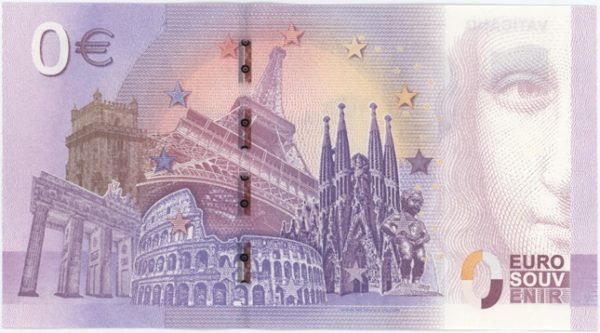 0 Euro Souvenir Vatican 2019-1 Neuf – Image 2