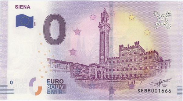 0 Euro Souvenir Italie Siena 2019-1 Neuf