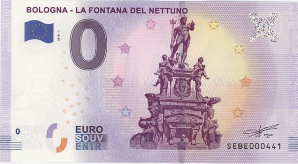0 Euro Souvenir Italie Bologna La Fontana Del Nettuno 2019-1 Neuf