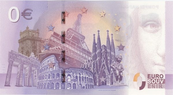 0 Euro Souvenir Italie Ferrara Castello Estense 2019-1 Neuf – Image 2