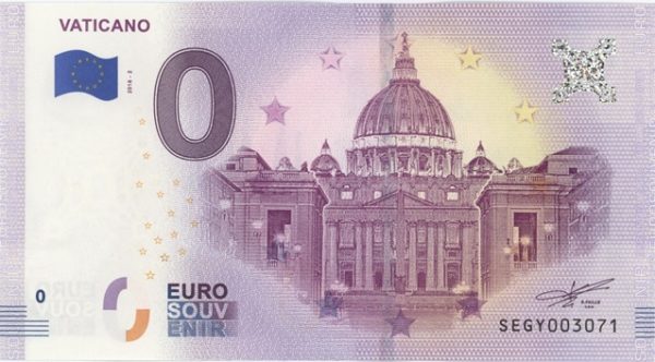 0 Euro Souvenir Vatican 2018-2 Neuf