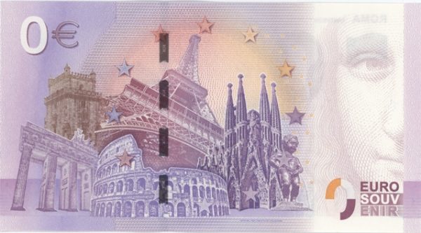 0 Euro Souvenir Italie Roma Pantheon 2017-1 Neuf – Image 2