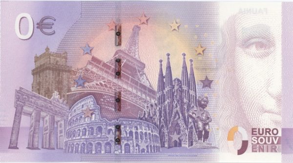 0 Euro Souvenir Espagne Faunia 2019-1 Neuf – Image 2