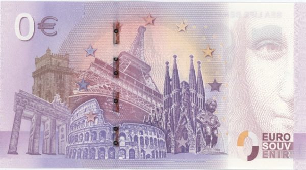 0 Euro Souvenir Espagne Sea Life Benalmadena 2019-1 Neuf – Image 2