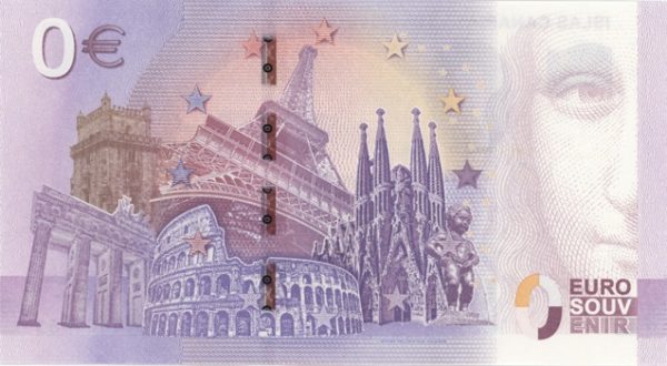 0 Euro Souvenir Espagne Islas Canarias Tenerife 2019-1 Neuf – Image 2
