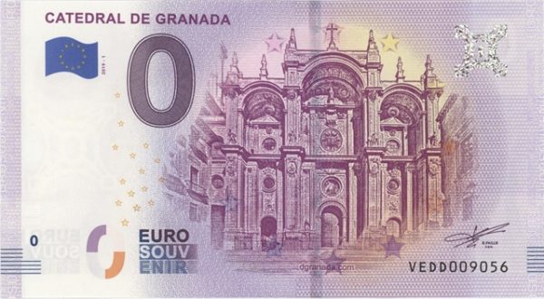 0 Euro Souvenir Espagne Catedral De Granada 2019-1 Neuf