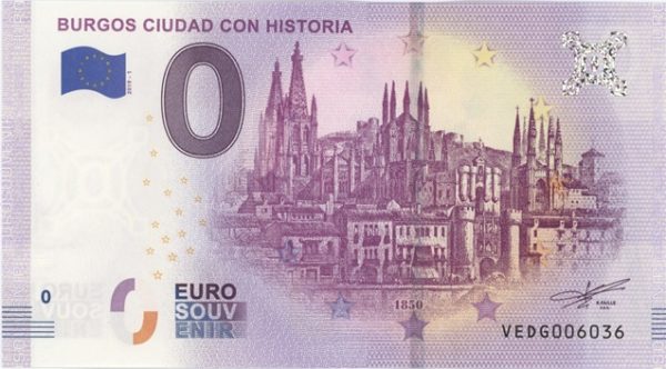 0 Euro Souvenir Espagne Burgos Ciudad Con Historia 2019-1 Neuf