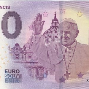 0 Euro Souvenir Allemagne Pope Francis 2018-1 Neuf