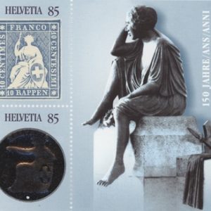 Timbres Bloc Spécial 2004 "150 ans timbres-poste Rappen Neuf