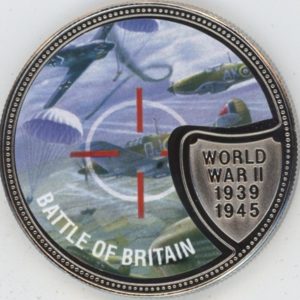 Liberia 10 Dollars 2001 Seconde Guerre mondiale "Battle Of Britain" (unz)