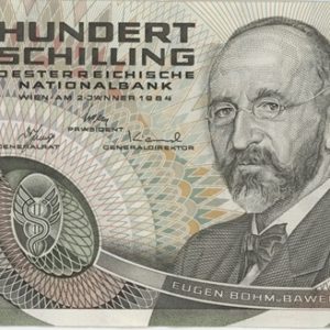 Autriche 100 Schilling 1984