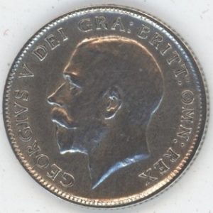 Grande-Bretagne 6 Pence 1921 George V (ss+) en argent