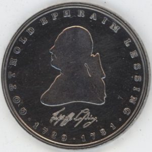 Allemagne 5 Mark 1981 J Gotthold Ephraim Lessing (ss+)