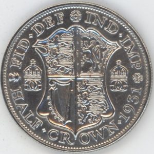 Grande-Bretagne Half Crown 1931 George V (vz) en argent