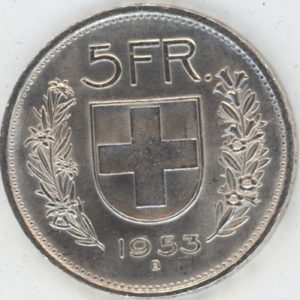 5 Francs 1953 (ss-vz)