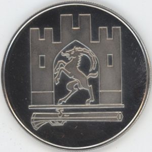 Médaille de Tir 15. Bündner Kantonal Schiessen Chur 1967 (vz-unz) en argent