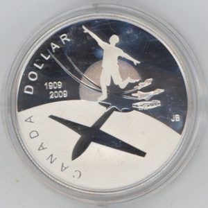 Canada 1 Dollar 2009 Premier vol contrôlé (Fdc) en argent